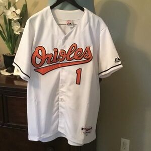 MLB Majestic Authentic On-Field Baltimore Orioles Brian Roberts White Jersey